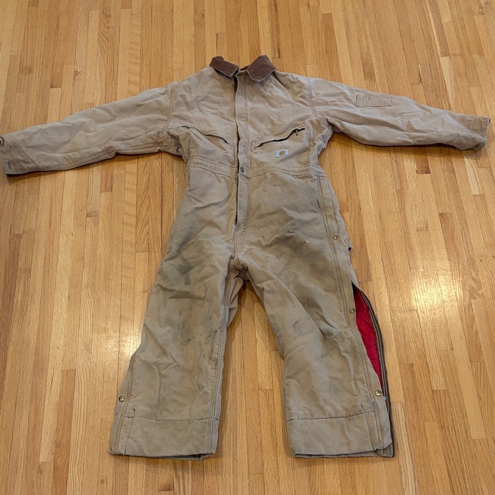 Carhartt Tan Insulated Coverall